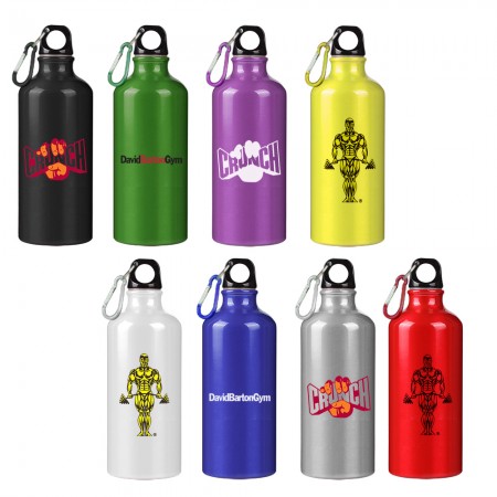 20 Oz Aluminum Sports Bottle With Carabiner
