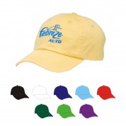 6 Panel Unstructured Garment Washed Cap