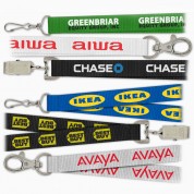 Factory Direct Screen Printed Nylon Lanyards