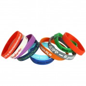 Custom Printed Awareness Silicone Bracelet Custom Printed Awareness Silicone Bracelet
