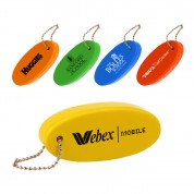 Floating Oval EVA Foam Beaded Key Chain Floating Oval EVA Foam Beaded Key Chain