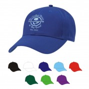 6 Panel Medium Profile Unstructured Polyester Cap 6 Panel Medium Profile Unstructured Polyester Cap