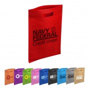 Heat Sealed Die Cut Handle Value Tote Heat Sealed Die Cut Handle Value Tote